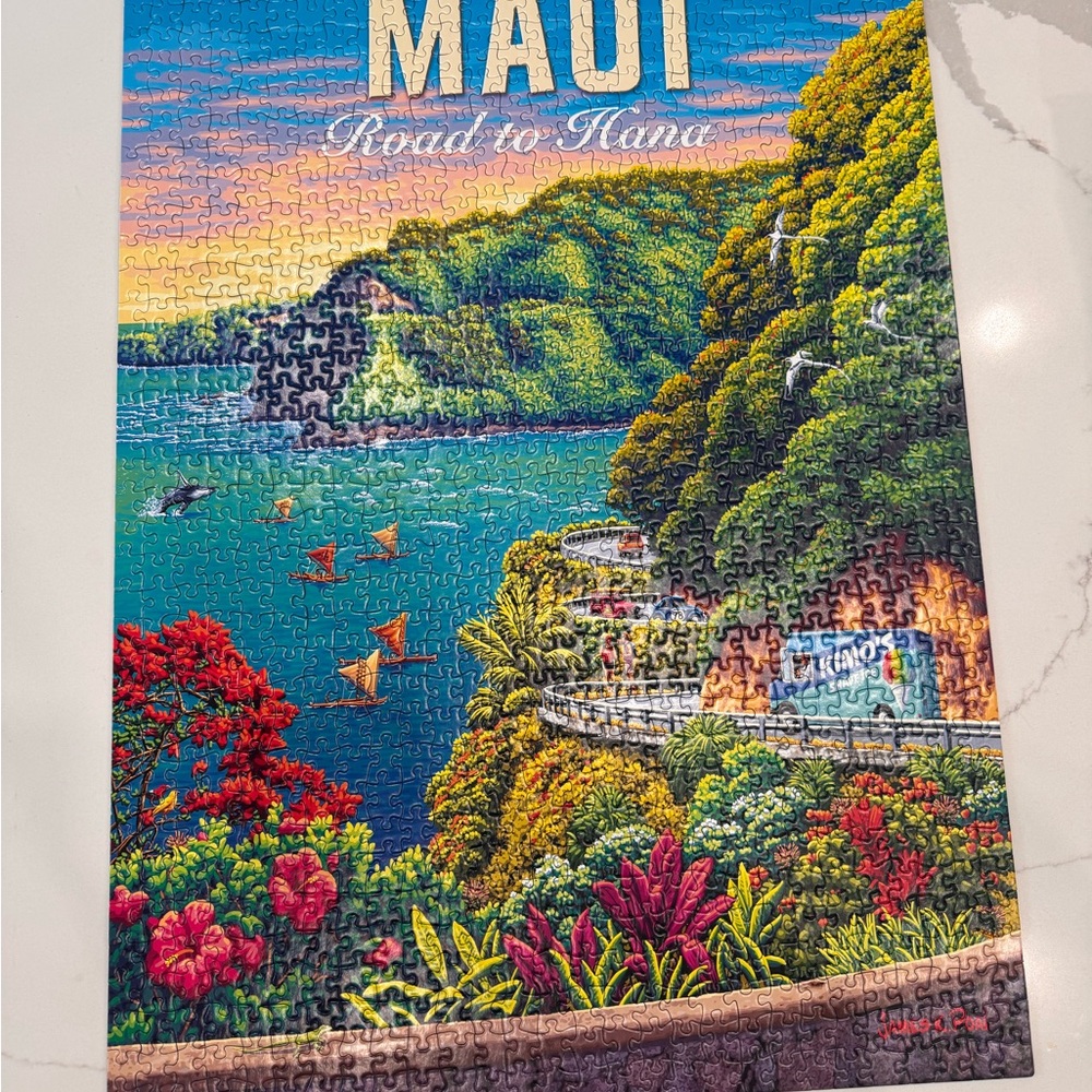 Maui Road to Hana Puzzle by Boardwalk Puzzle Company